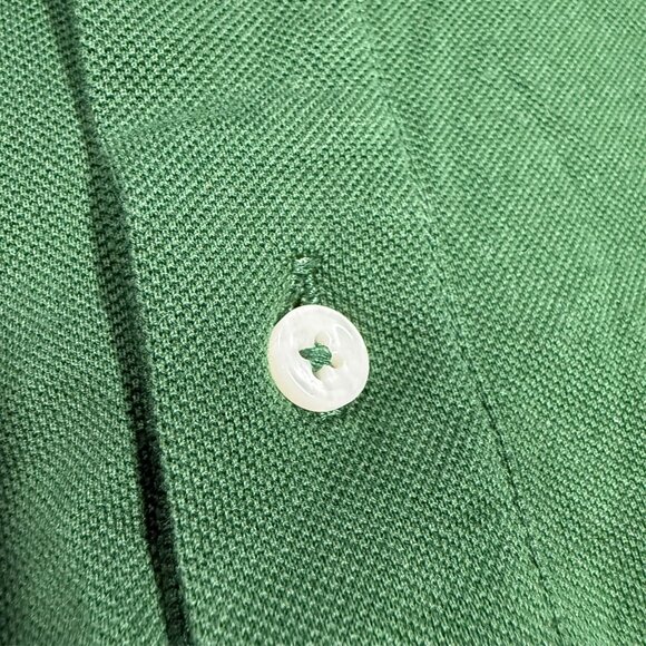 Spier & Mackay Polo Shirt Short Sleeve Mesh Cotton Green Medium - Picture 3 of 7
